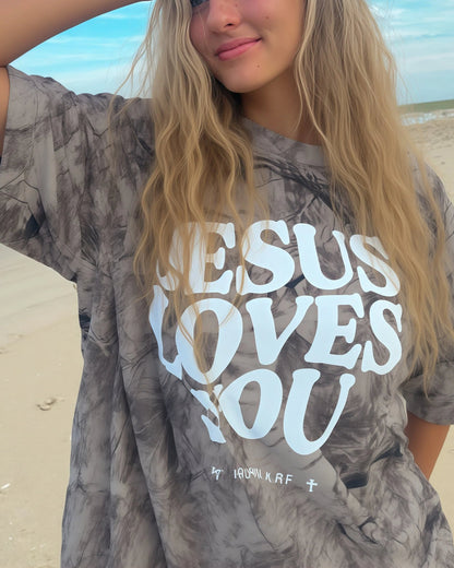 JESUS LOVES YOU Camo Tee