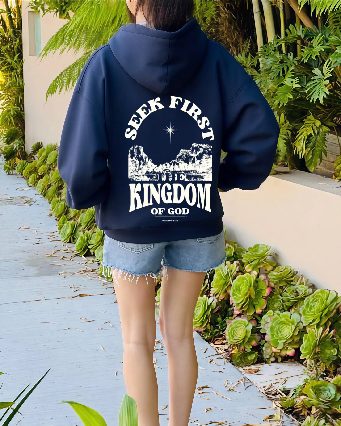 Seek First the Kingdom Of God Hoodie