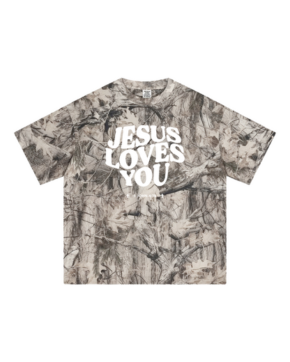 JESUS LOVES YOU Camo Tee