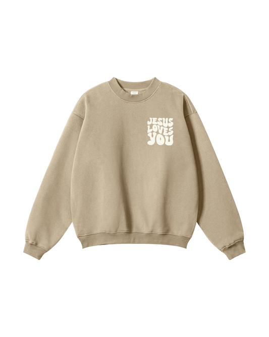 JESUS LOVES YOU Crewneck