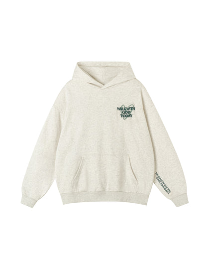 Walk With God Today Embroidered Hoodie