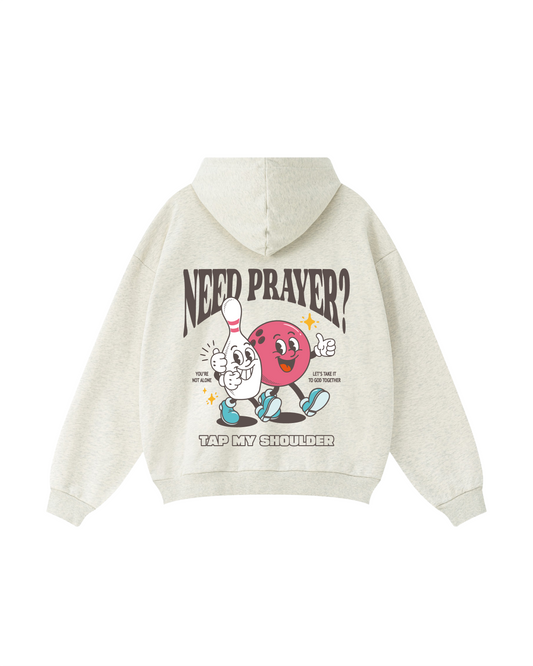 Need Prayer Tap My Shoulder Hoodie