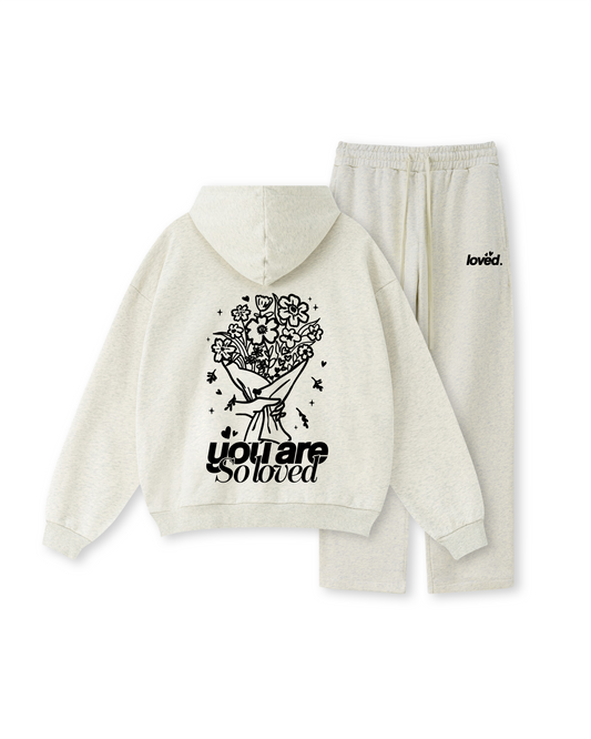 You Are So Loved Hoodie Two Piece Set