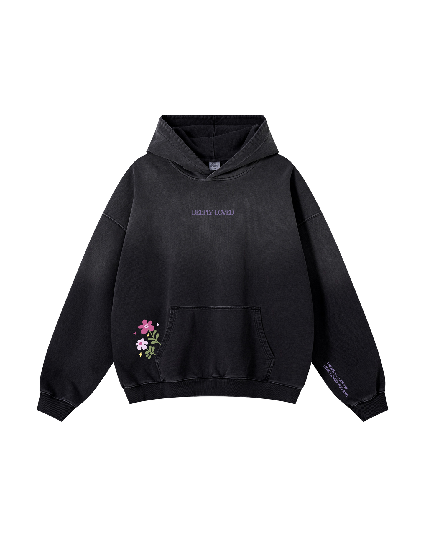I Hope You Know How Loved You Are Multi-Color Washed Hoodie