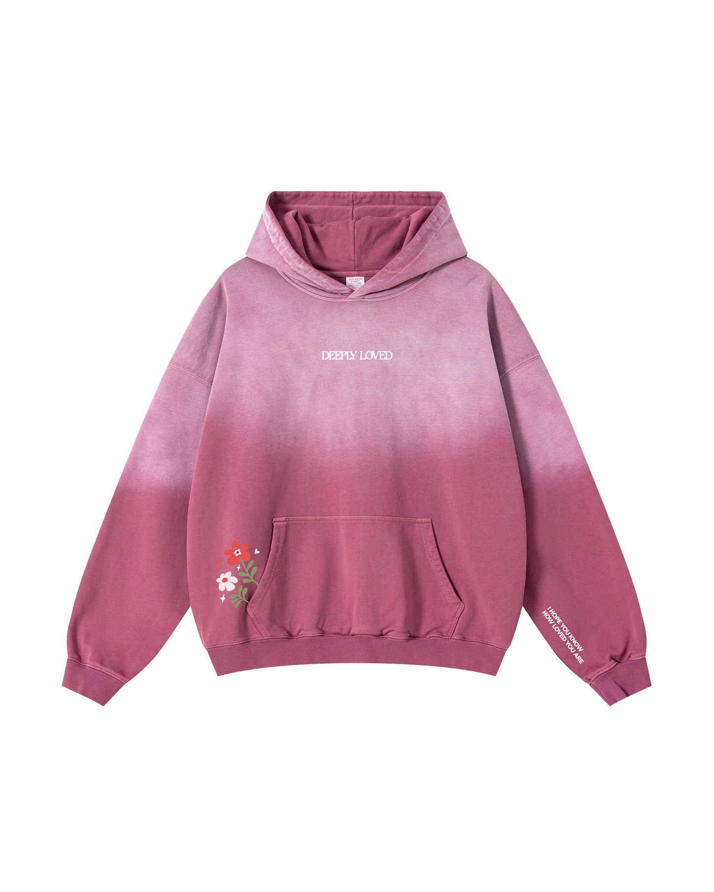 I Hope You Know How Loved You Are Multi-Color Washed Hoodie