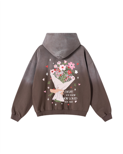 I Hope You Know How Loved You Are Multi-Color Washed Hoodie