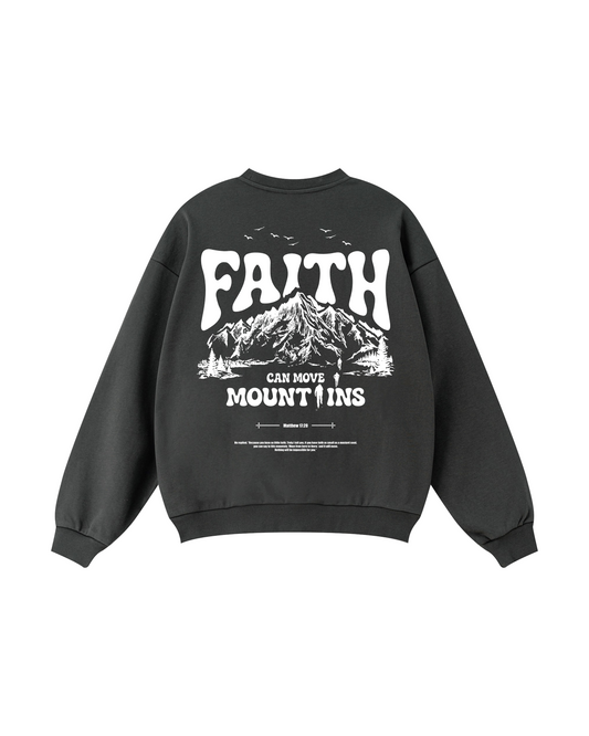 Faith Can Move Mountains Crewneck