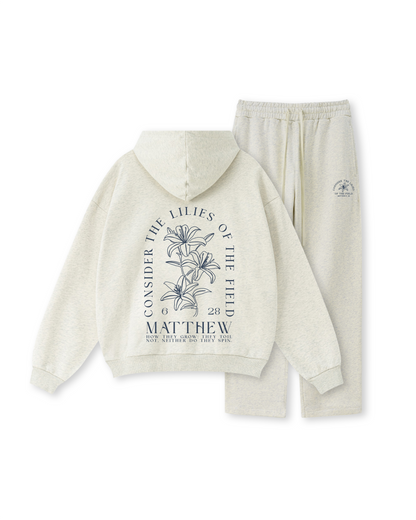 CONSIDER THE LILIES OF THE FIELD Hoodie
