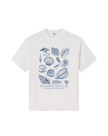 Colossians 1:16 Seashell Collection Tee