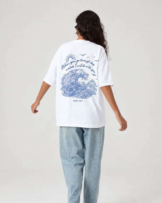 When You Go Through Deep Waters Isaiah 43:2 Tee