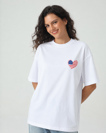 She Loves Jesus and America Too Tee