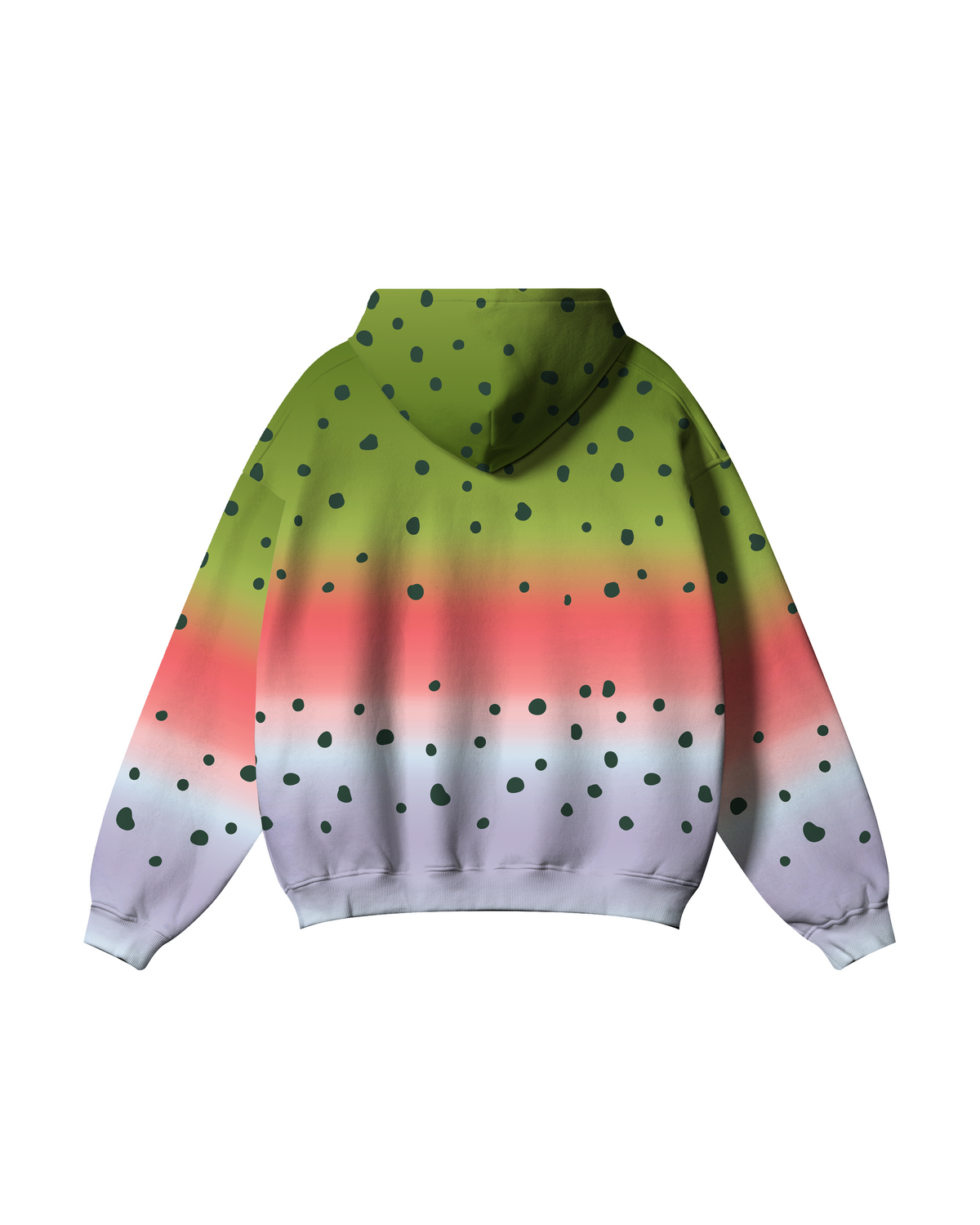 Colors of the Current Rainbow Trout Hoodie