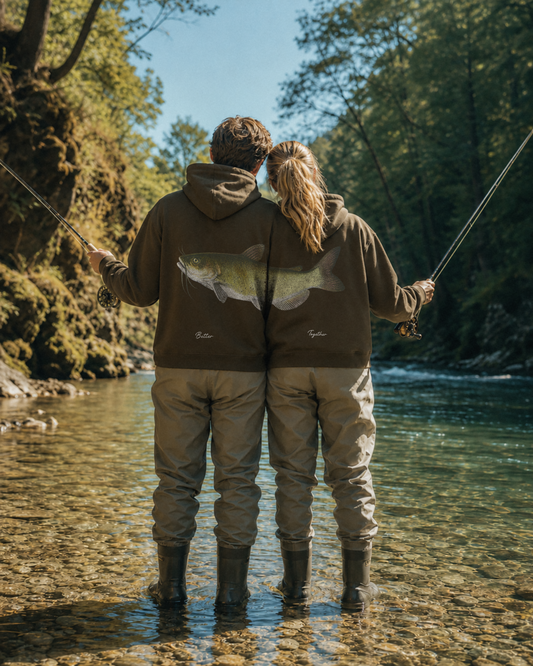 Better Together Channel Catfish Couple Hoodie Set