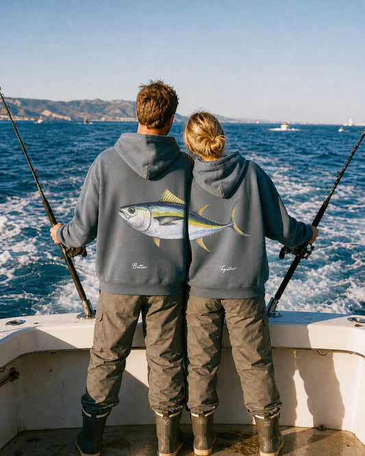 Better Together Yellowfin Tuna Couple Unisex Hoodie Set