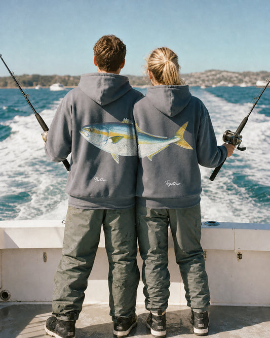 Better Together Yellowtail Couple Unisex Hoodie Set