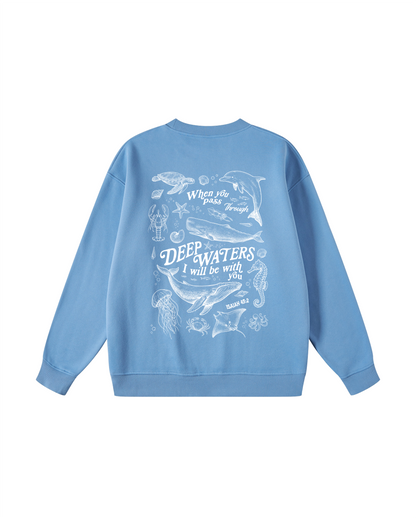 Fear Not, He Is With You Crewneck