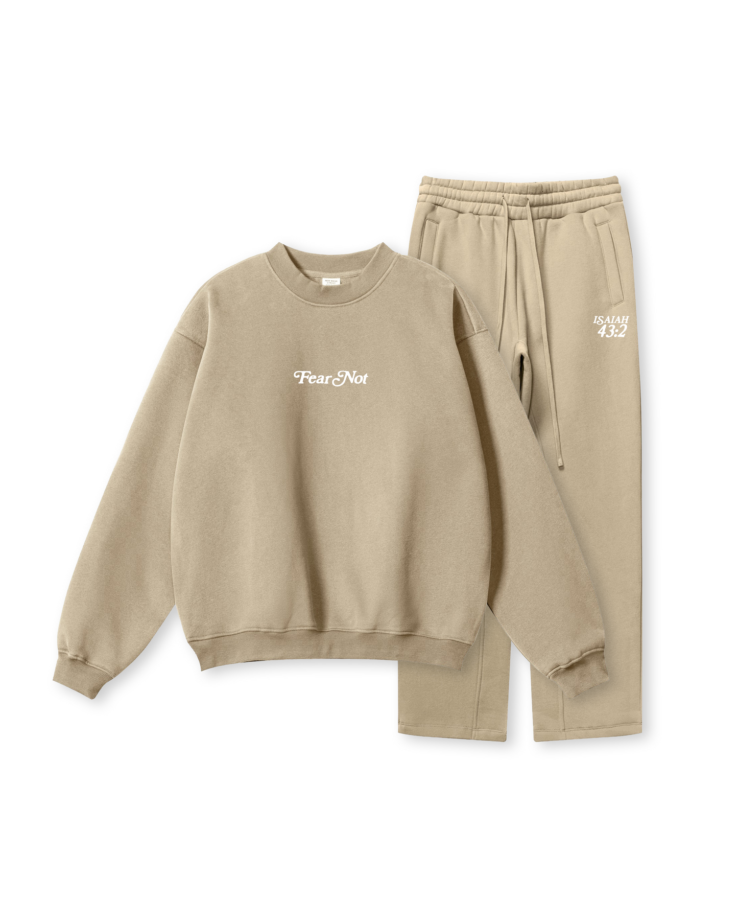 Fear Not, He Is With You Crewneck