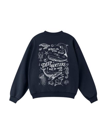 Fear Not, He Is With You Crewneck