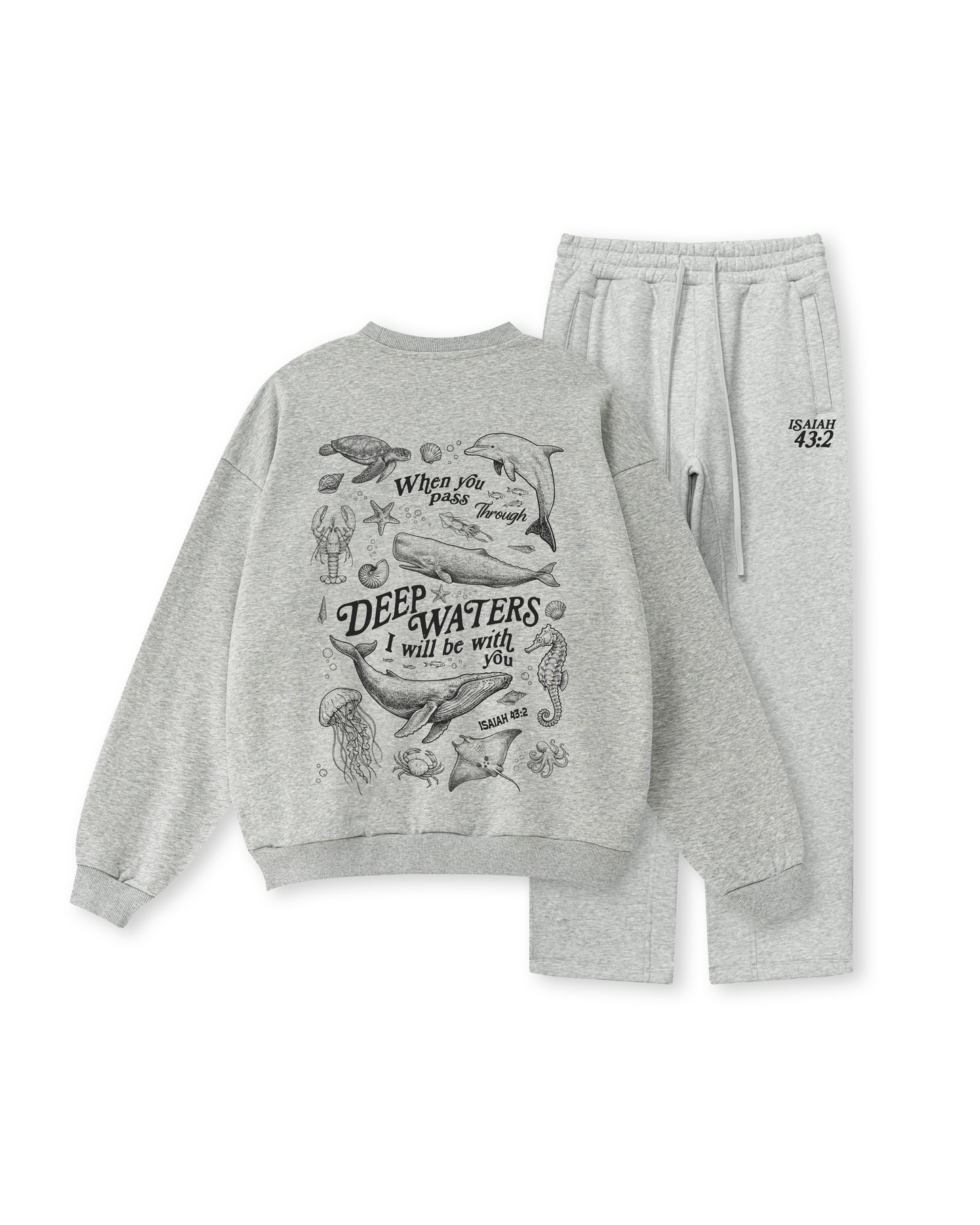 Fear Not, He Is With You Crewneck