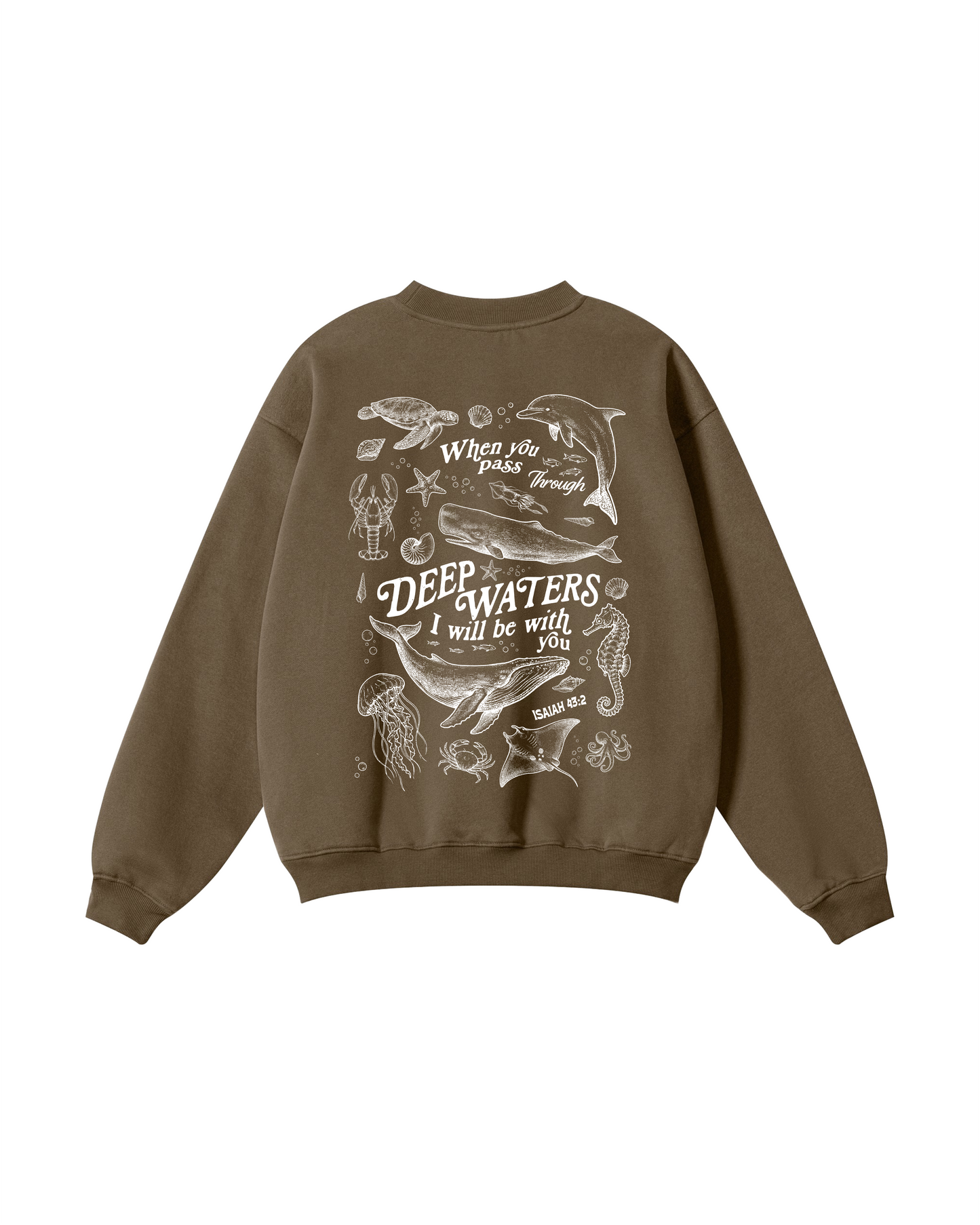 Fear Not, He Is With You Crewneck