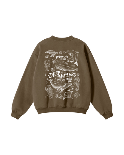 Fear Not, He Is With You Crewneck