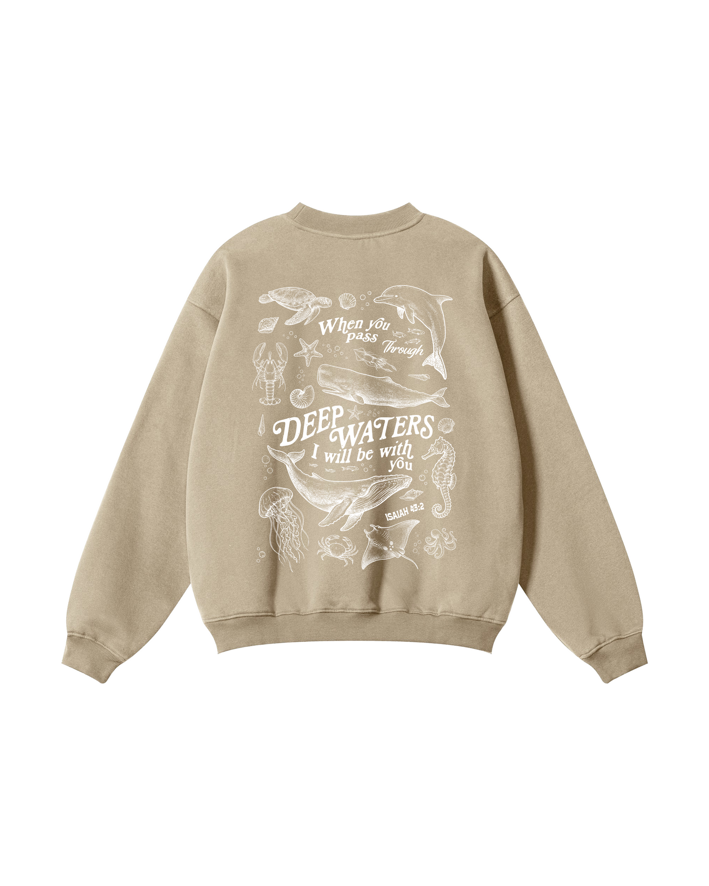 Fear Not, He Is With You Crewneck