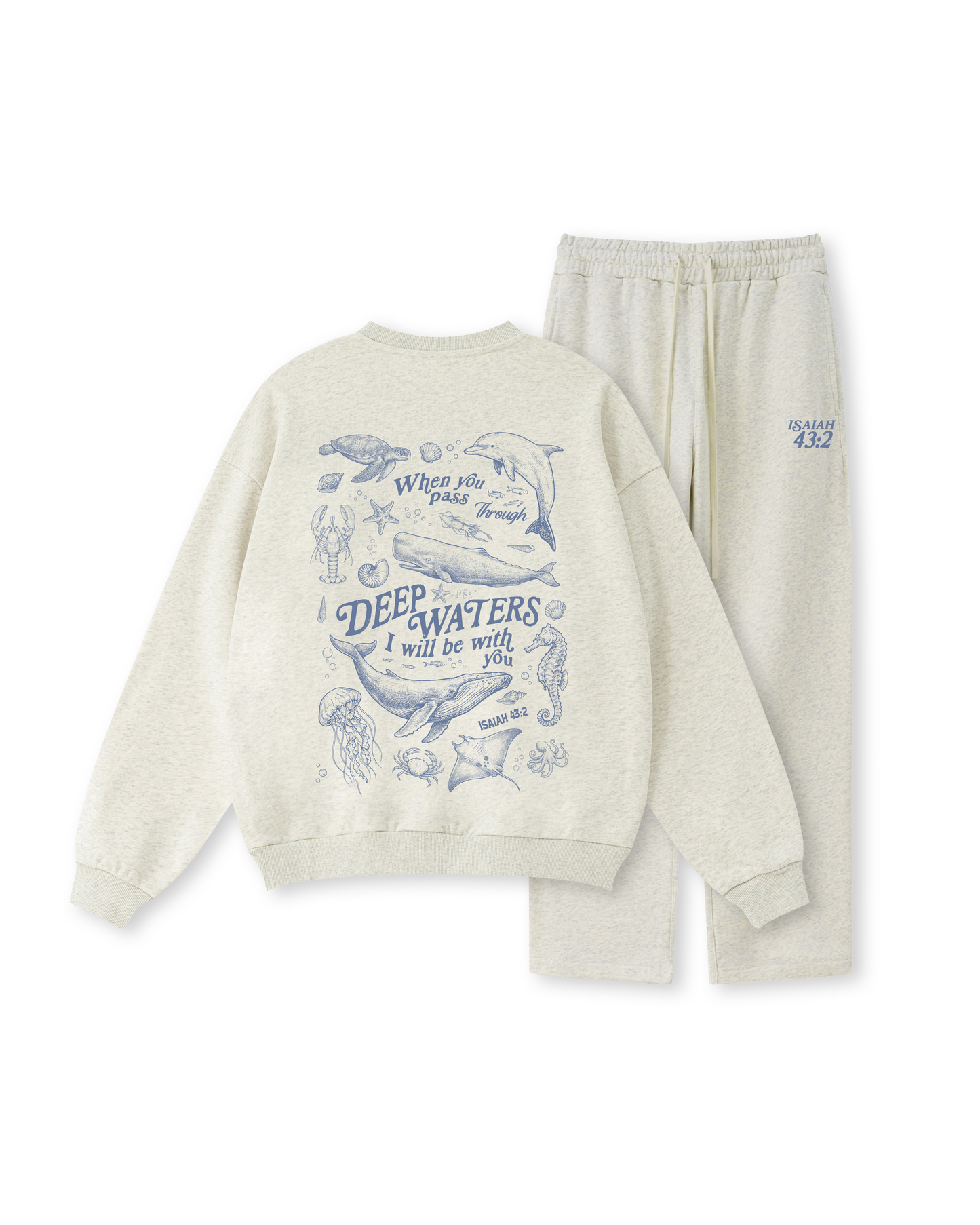 Fear Not, He Is With You Crewneck