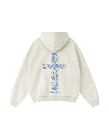 Mightier Than the Waves Psalm 93:4 Hoodie