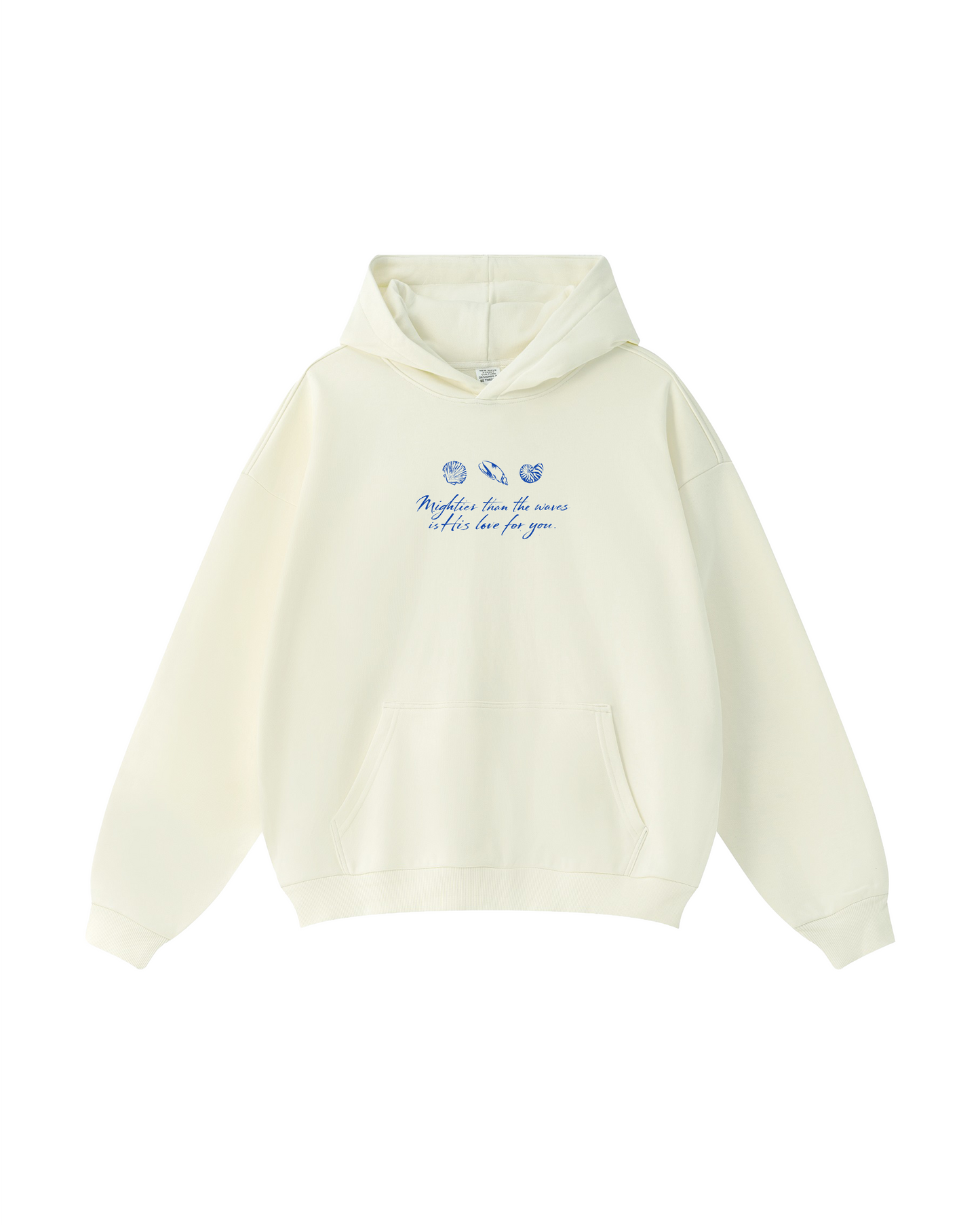 Mightier Than the Waves Psalm 93:4 Hoodie