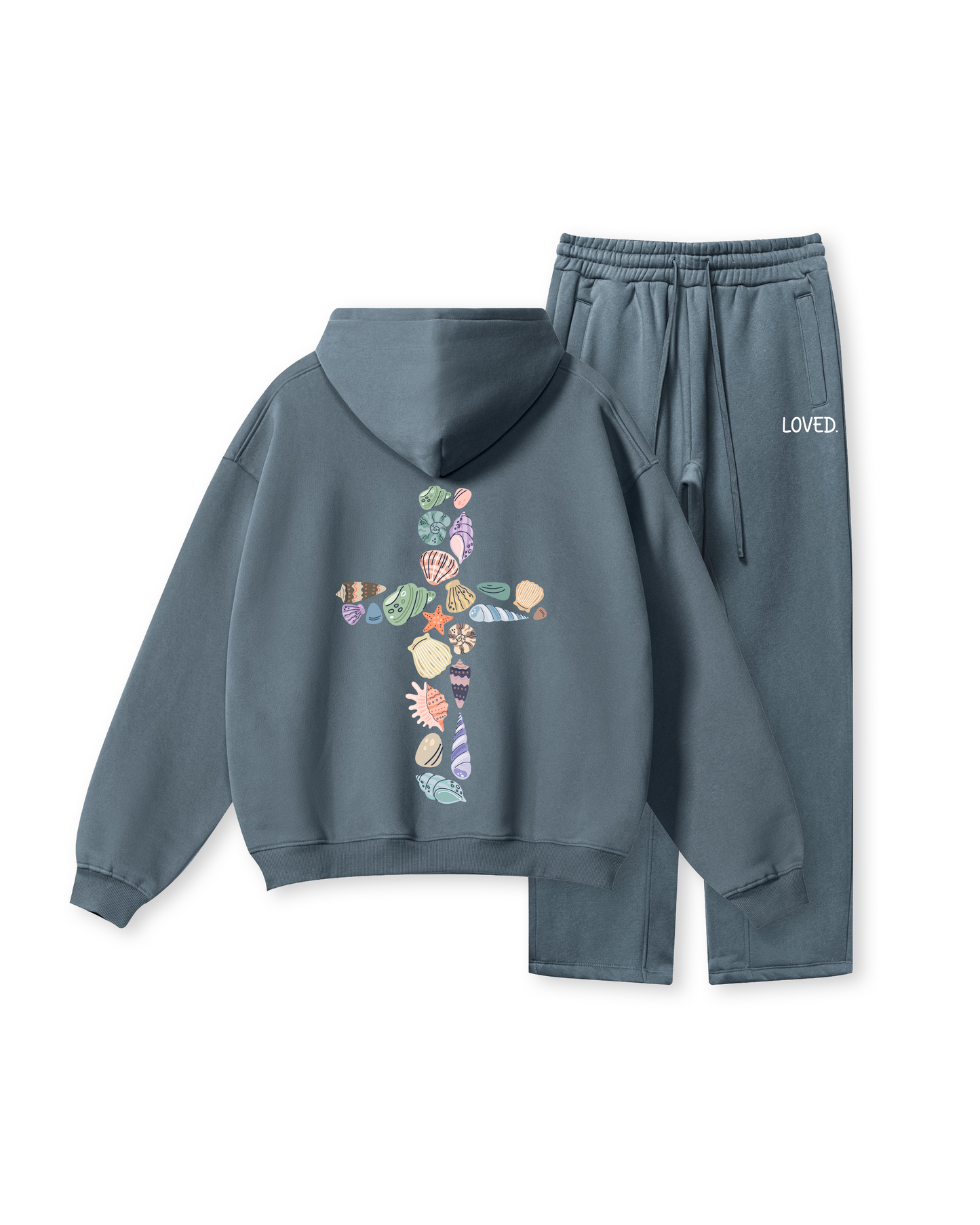 Seashell Cross Hoodie