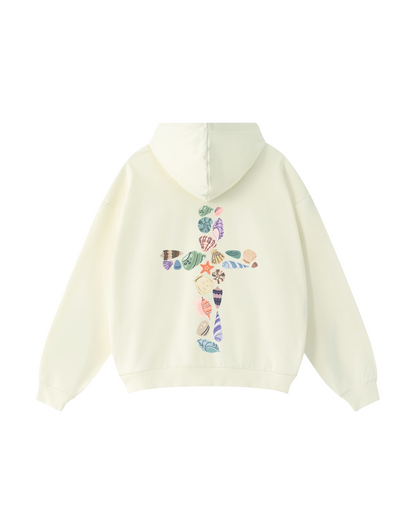 Seashell Cross Hoodie