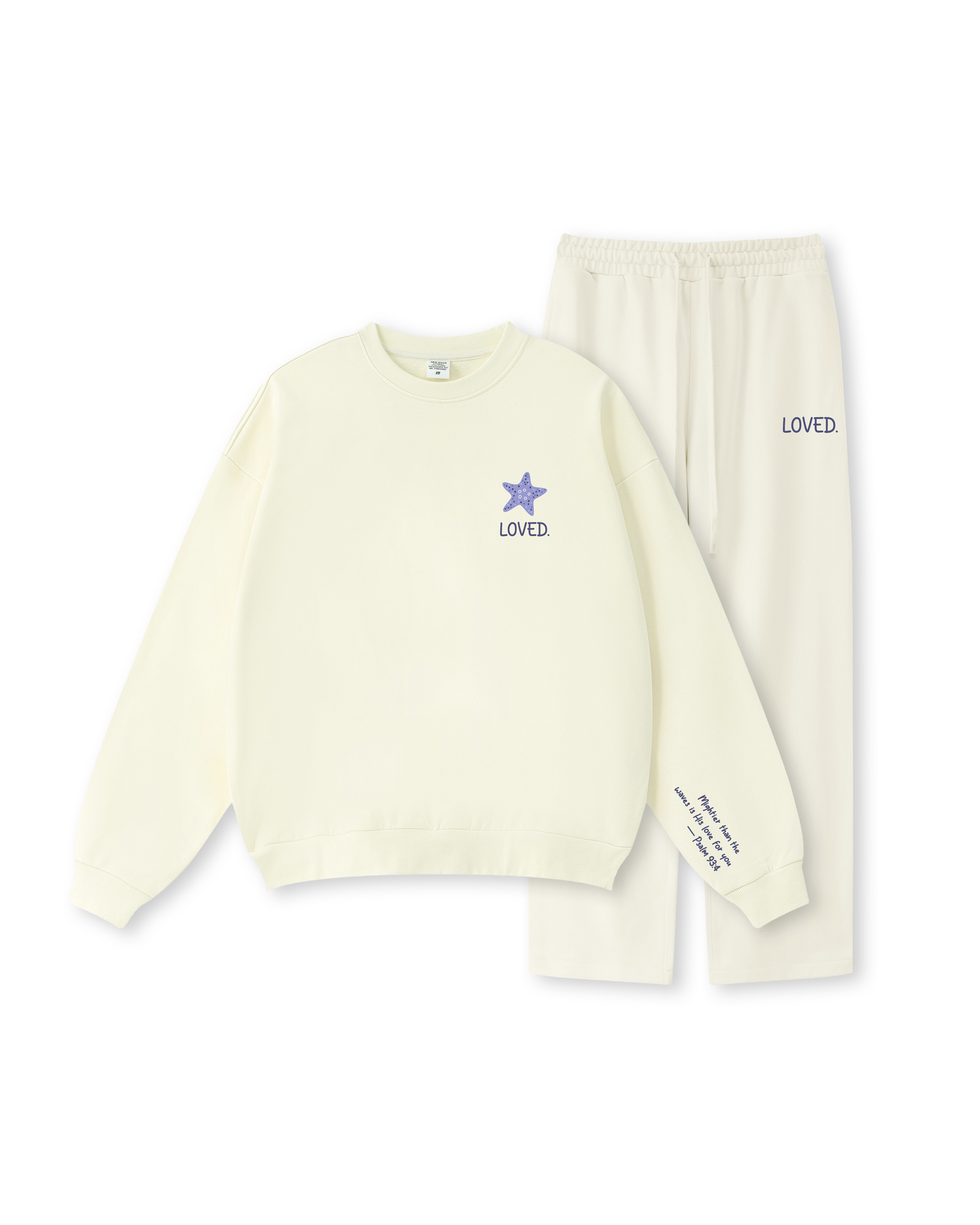 Seashell Cross Crewneck