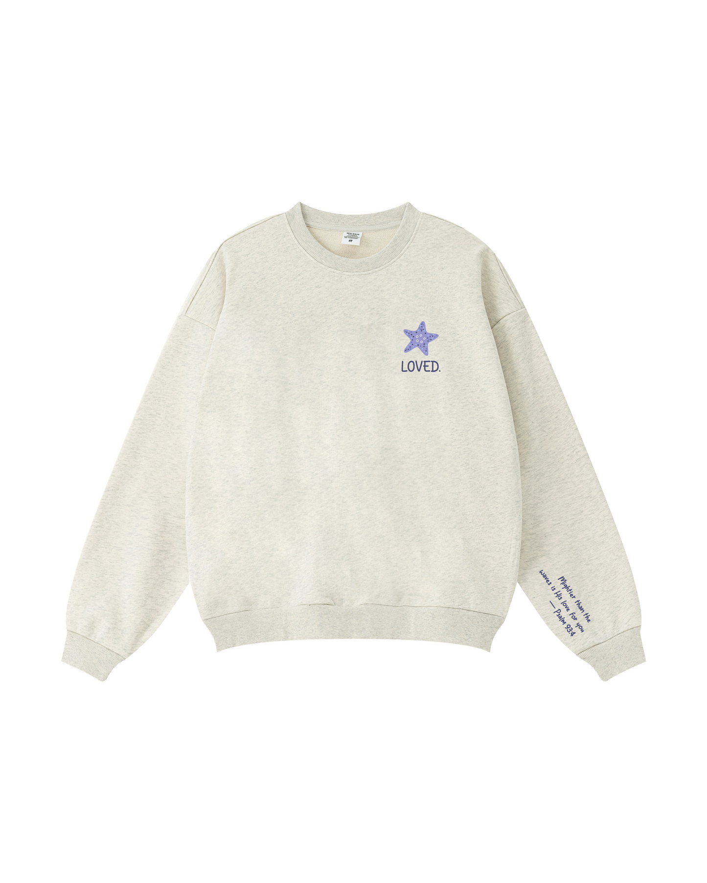 Seashell Cross Crewneck