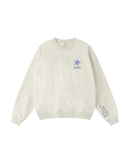 Seashell Cross Crewneck