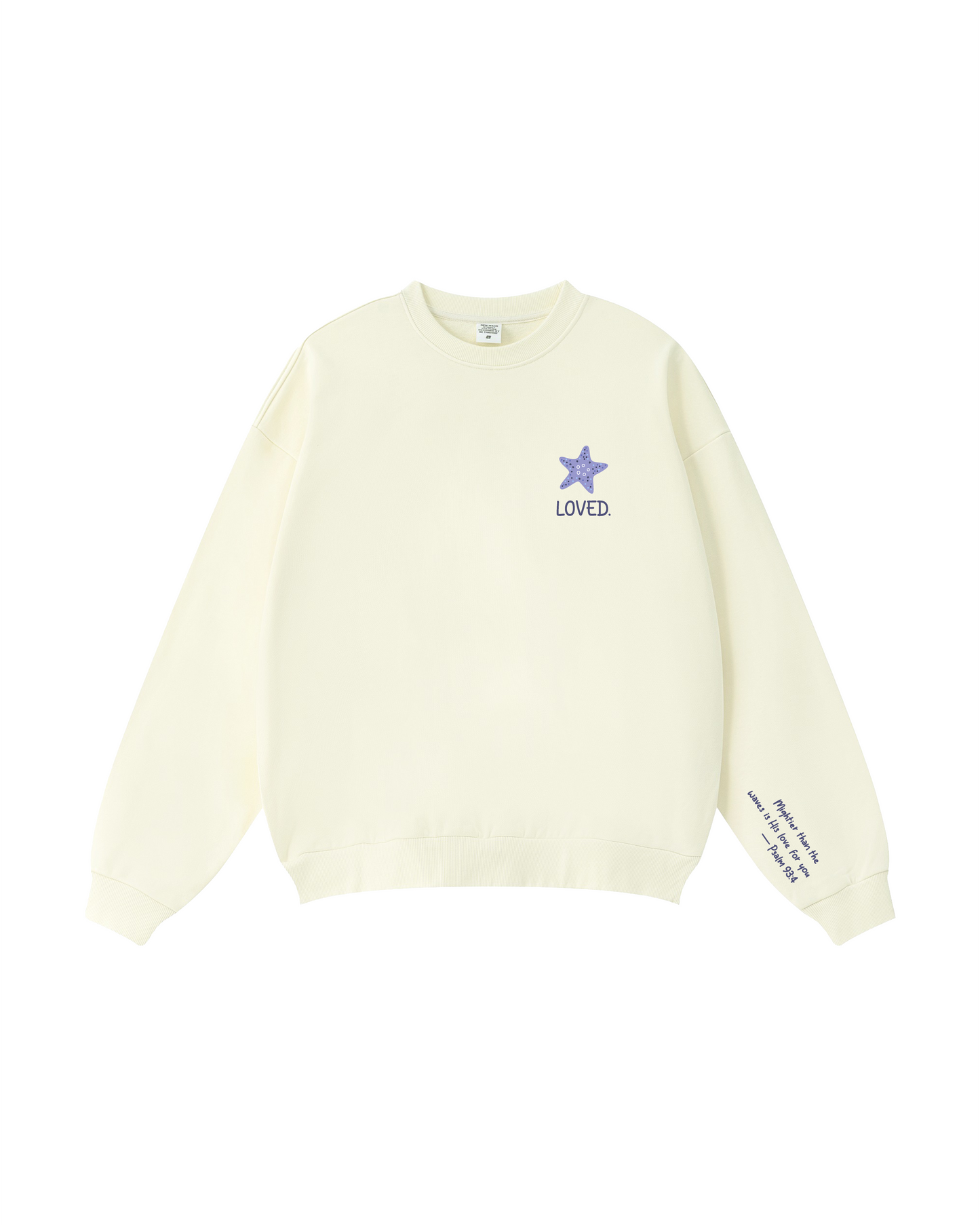 Seashell Cross Crewneck