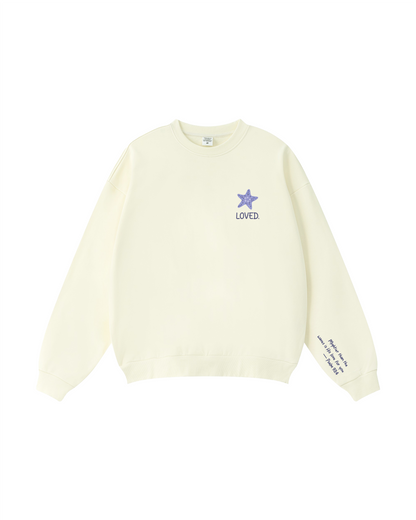 Seashell Cross Crewneck