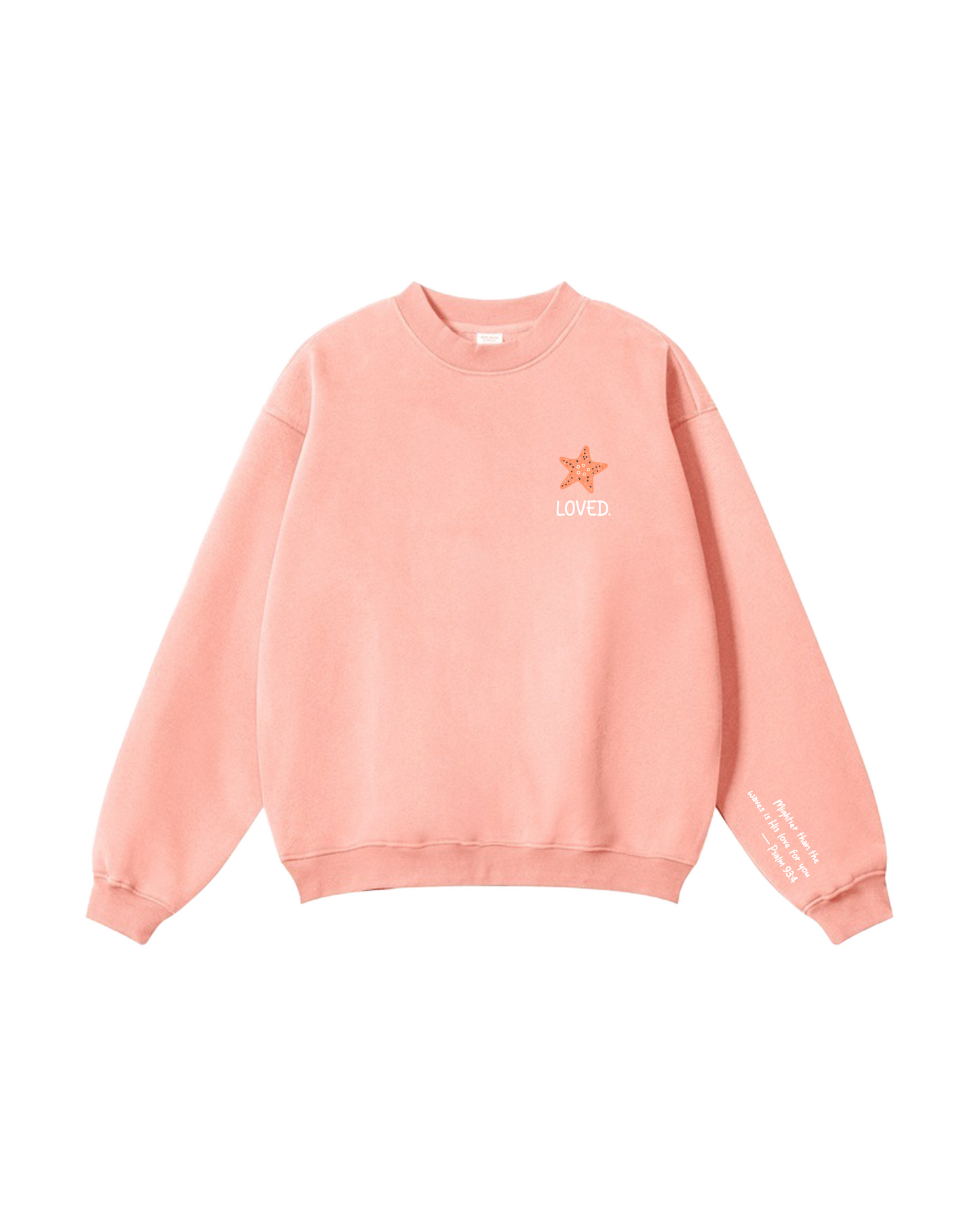Seashell Cross Crewneck