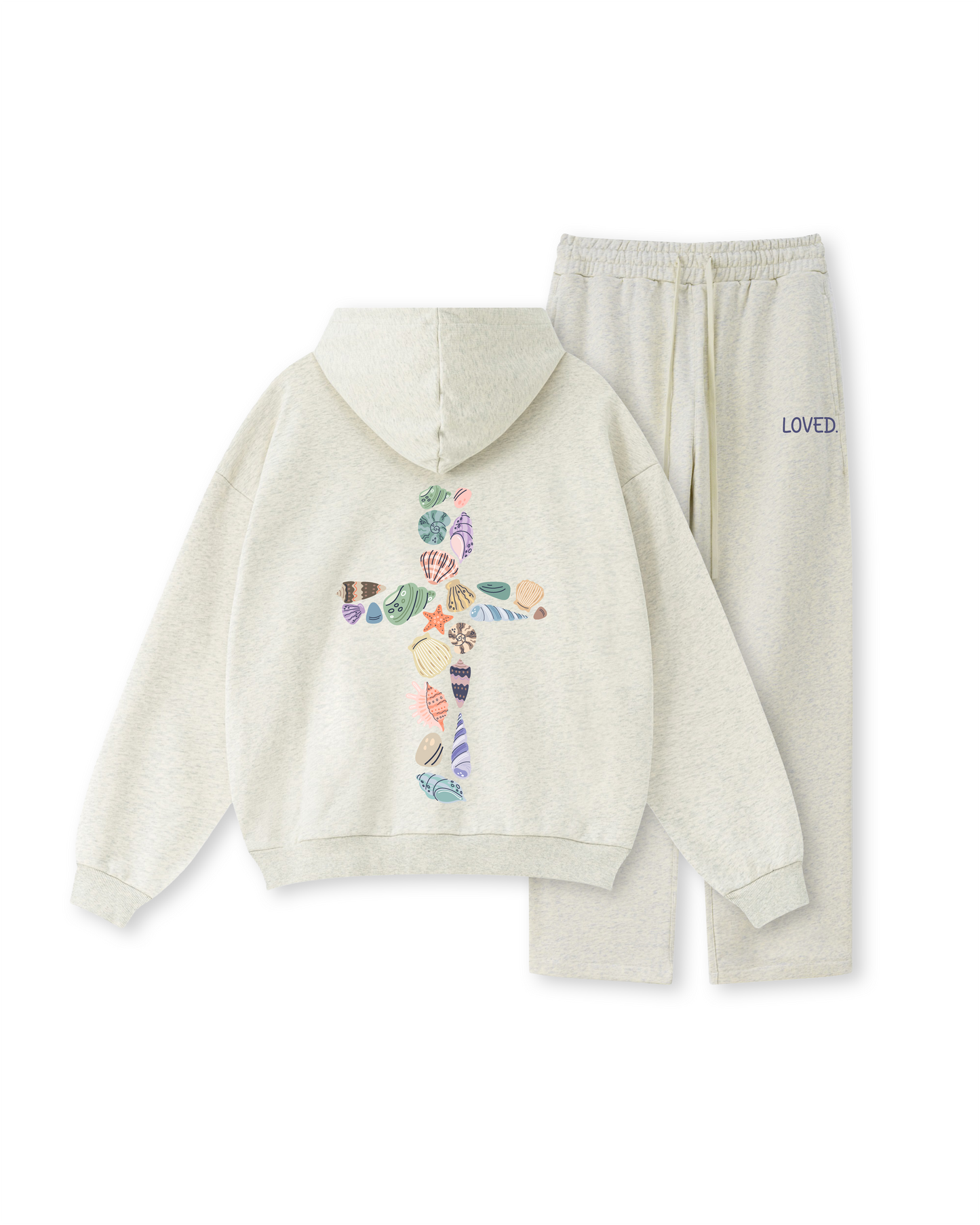 Seashell Cross Hoodie