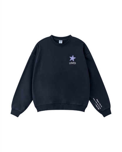 Seashell Cross Crewneck
