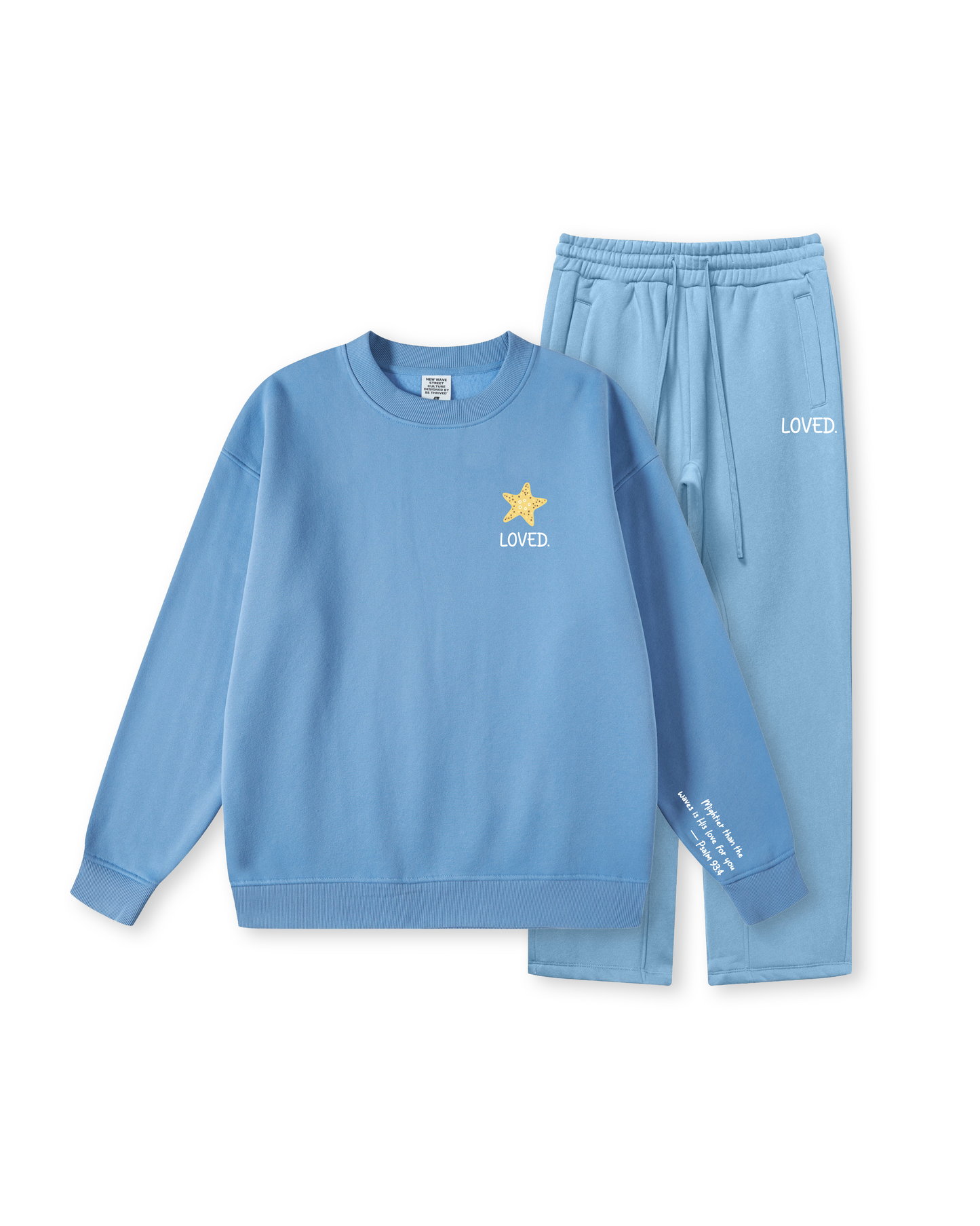 Seashell Cross Crewneck