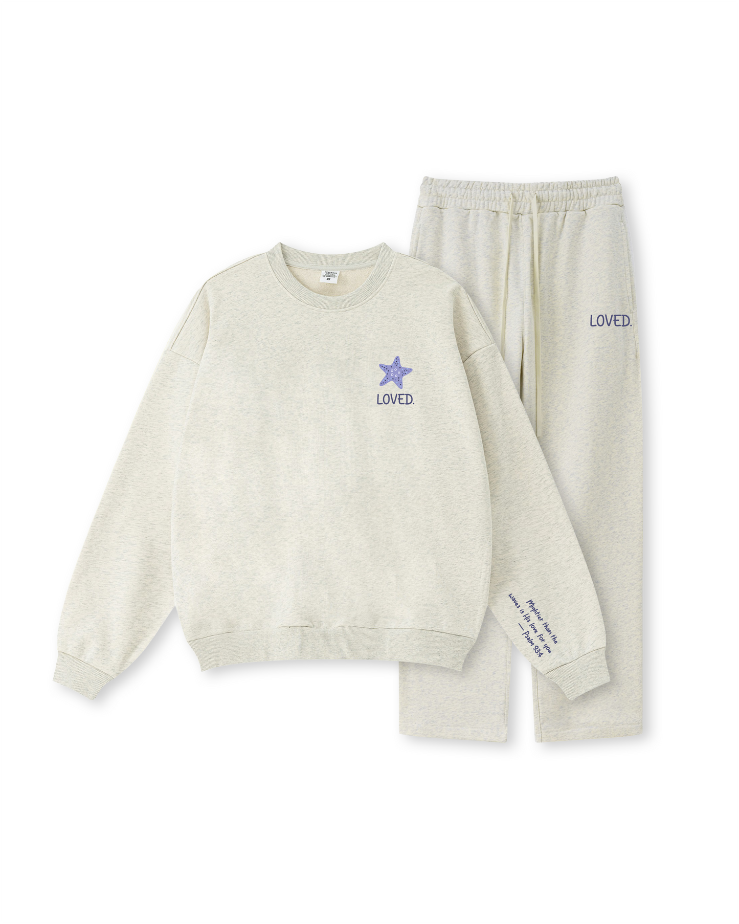Seashell Cross Crewneck