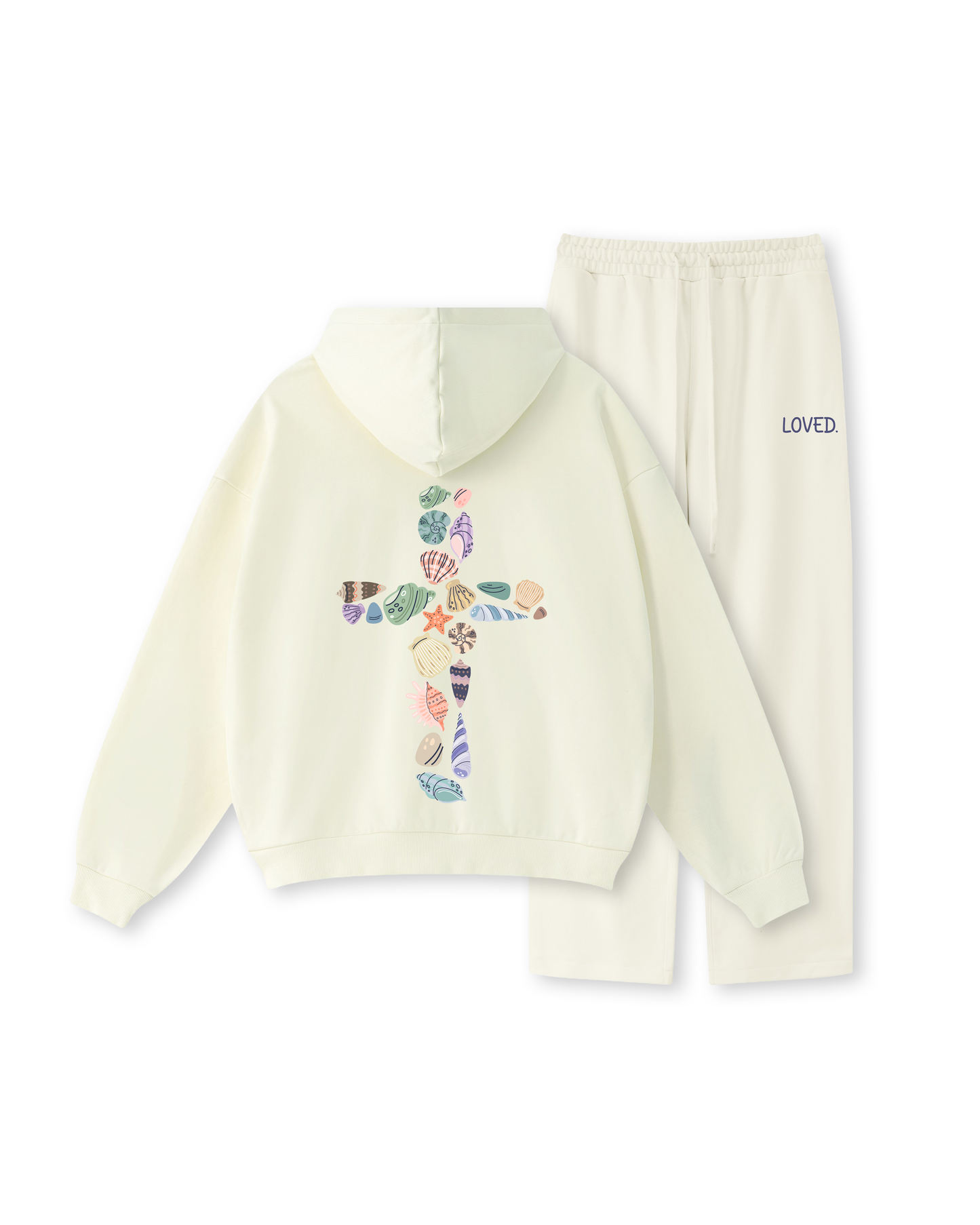 Seashell Cross Hoodie