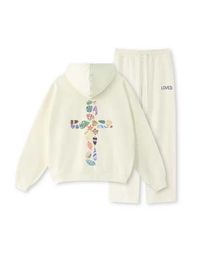 Seashell Cross Hoodie