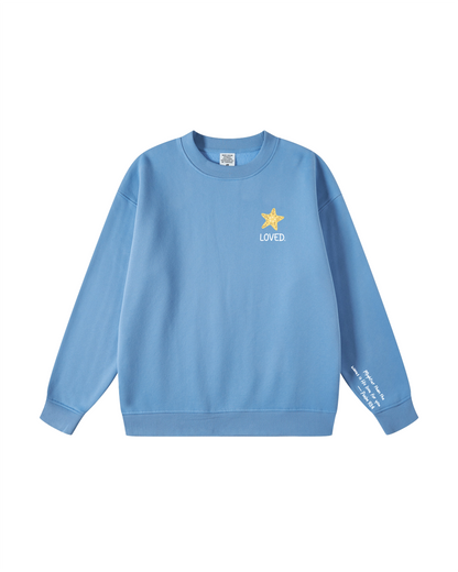 Seashell Cross Crewneck