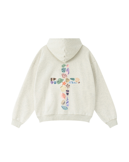 Seashell Cross Hoodie