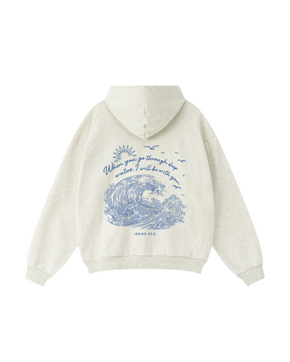 When You Go Through Deep Waters Isaiah 43:2 Hoodie