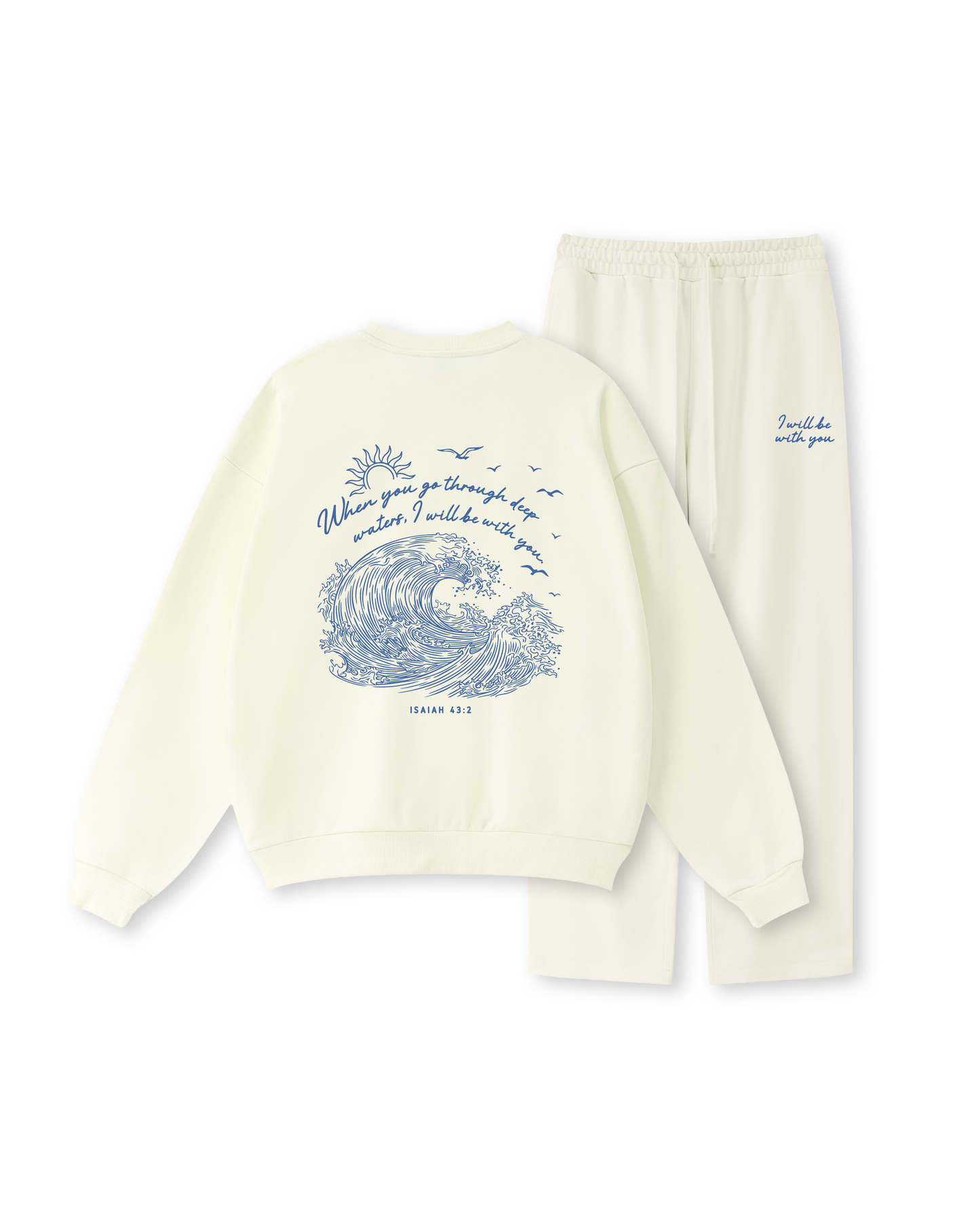 When You Go Through Deep Waters Isaiah 43:2 Crewneck