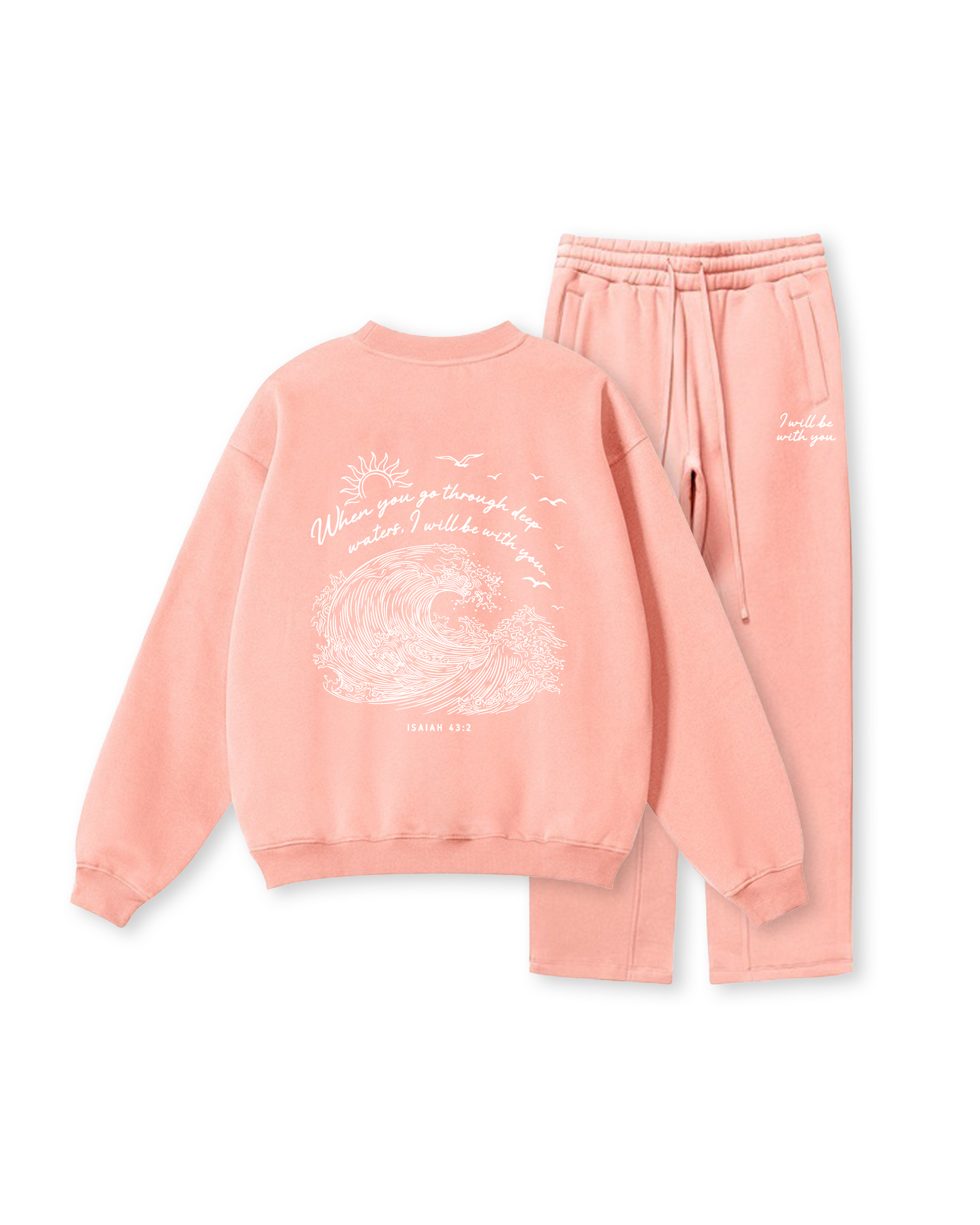 When You Go Through Deep Waters Isaiah 43:2 Crewneck
