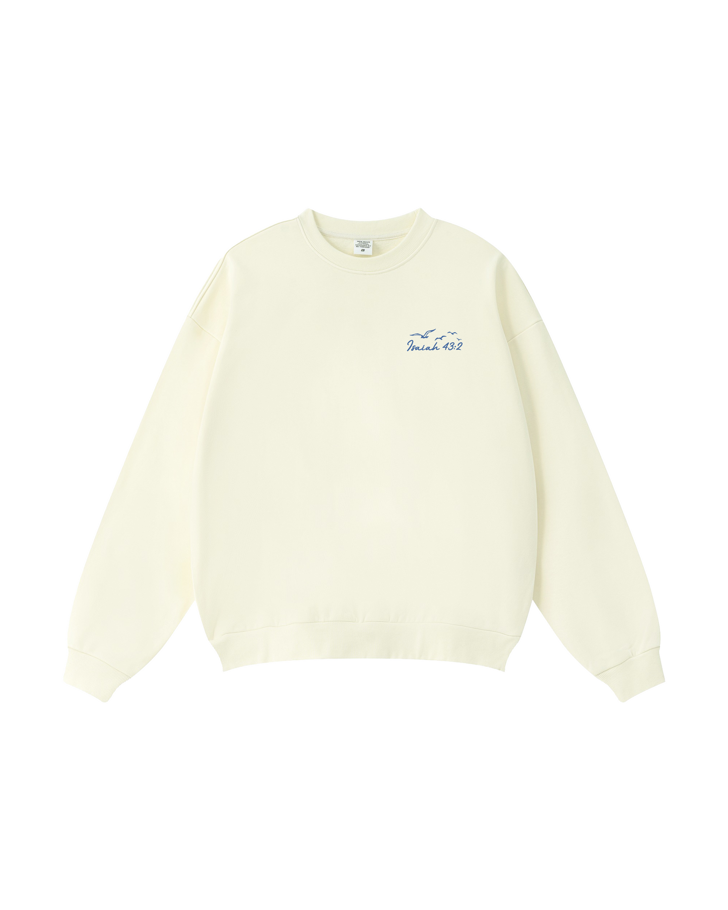 When You Go Through Deep Waters Isaiah 43:2 Crewneck