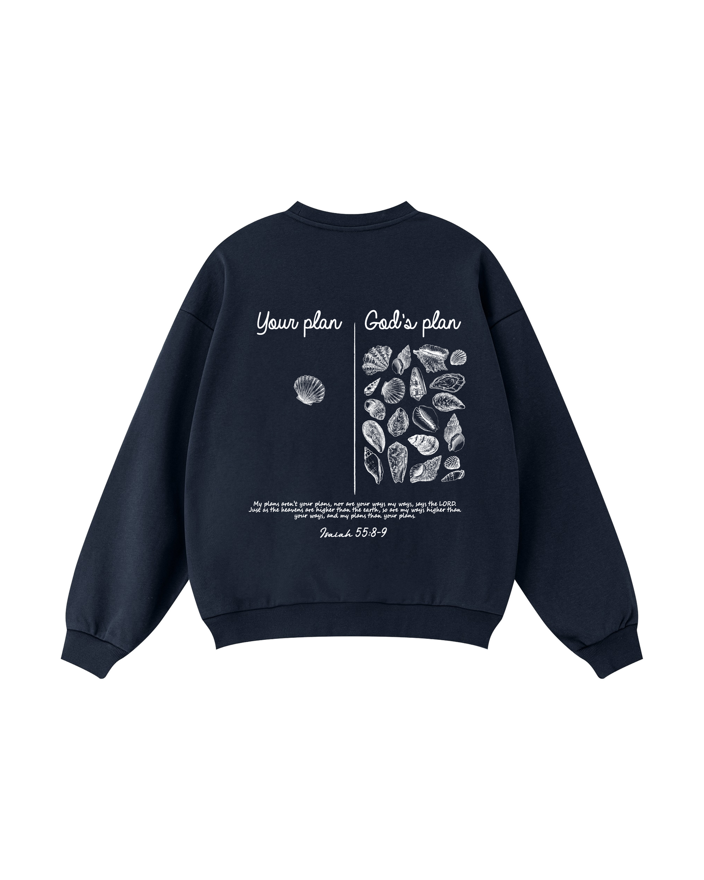 Your Plan God’s Plan Isaiah 55:8–9  Crewneck